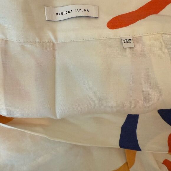 Rebecca Taylor Flame Fleur Whisper Skirt - Picture 6 of 7